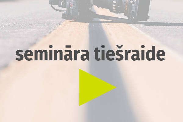 Tiešraide semināram par ERAF atbalstu ražošanas telpām un infrastruktūrai