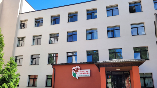 Renovēta Jelgavas poliklīnikas ēka