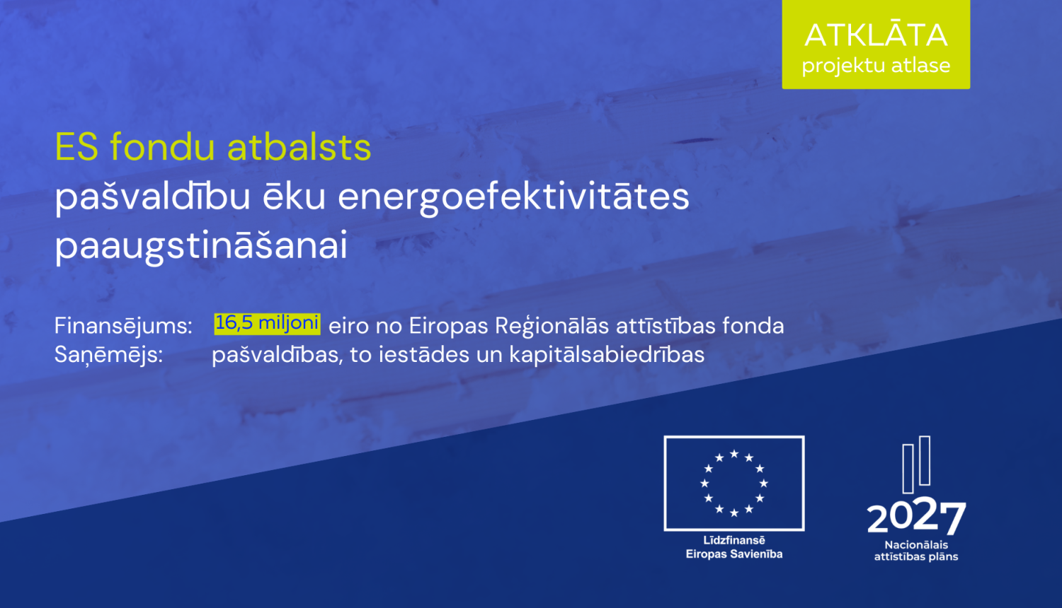 Projektu atlase pašvaldībām energoefektivitātei