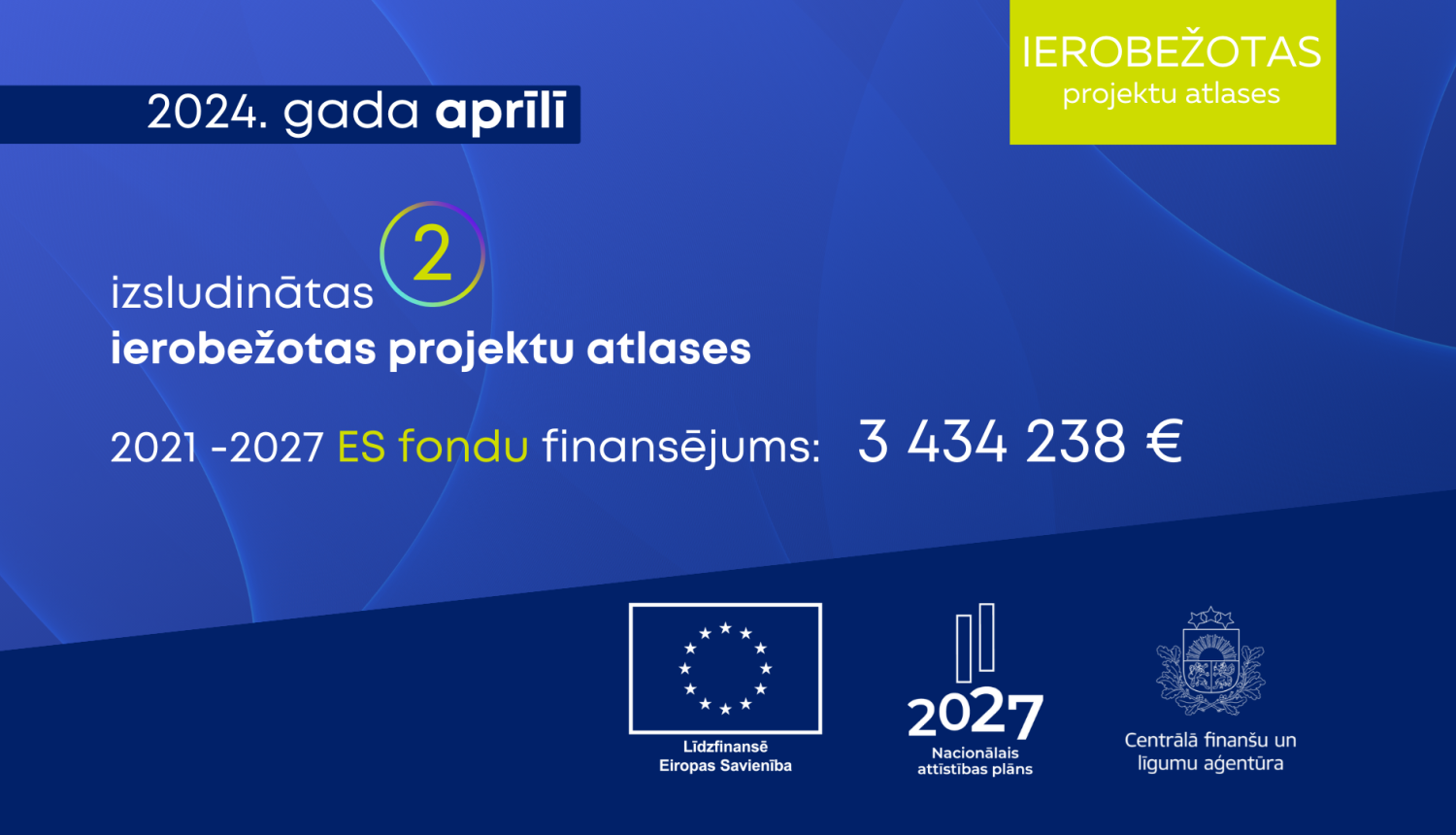 informācija par projektu atlasēm