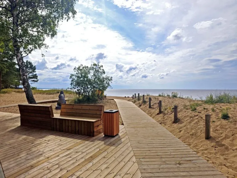 Mobilitātes uzlabošana kāpu zonā Saulkrastos