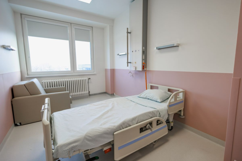 Bērnu slimnīcas renovētās telpas