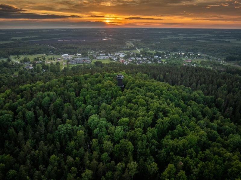 skatu tornis Zilākalnā