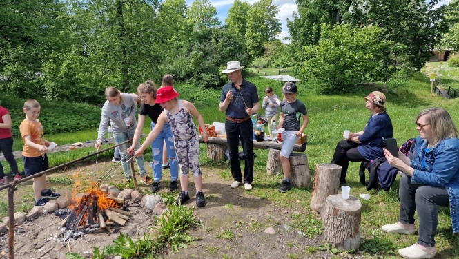 bērnu aktivitātes projektā Pastarītis var