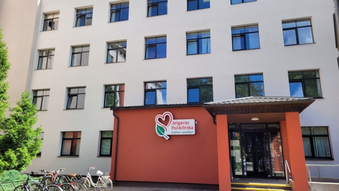 Renovēta Jelgavas poliklīnikas ēka