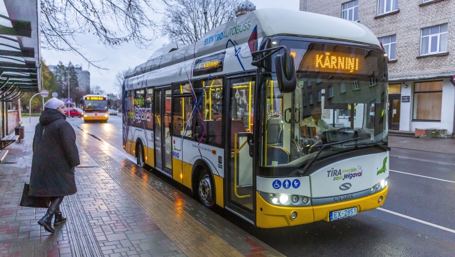 elektroautobuss Jelgavā