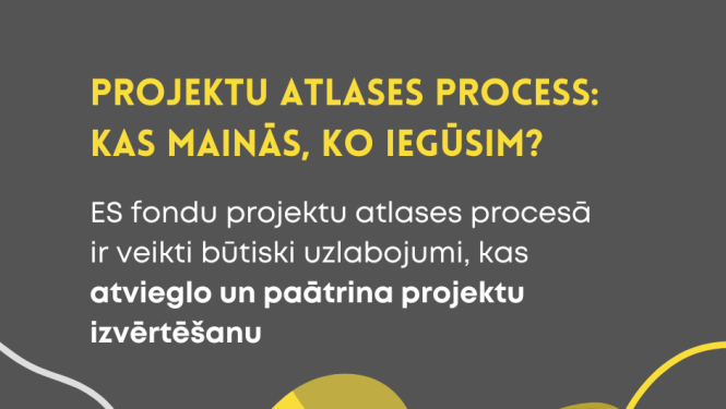 Projektu atlases procesa vienkāršošana