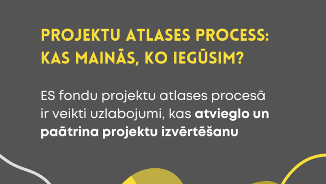 Projektu atlases procesa vienkāršošana