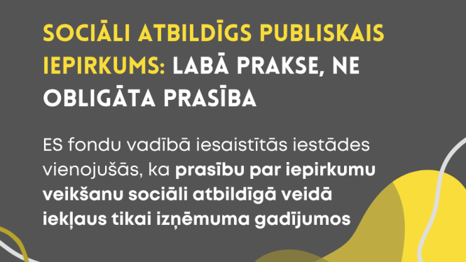 sociāli atbildīgs iepirkums