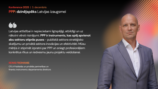Reiņa Freimaņa citāts par PPP konferenci