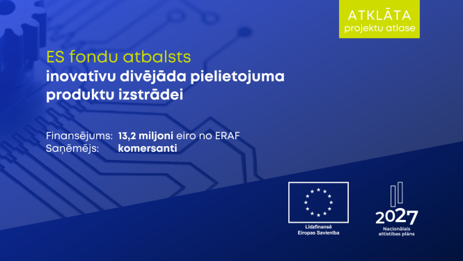 Es fondu atlase duāla pielietojuma produktu izstrādei
