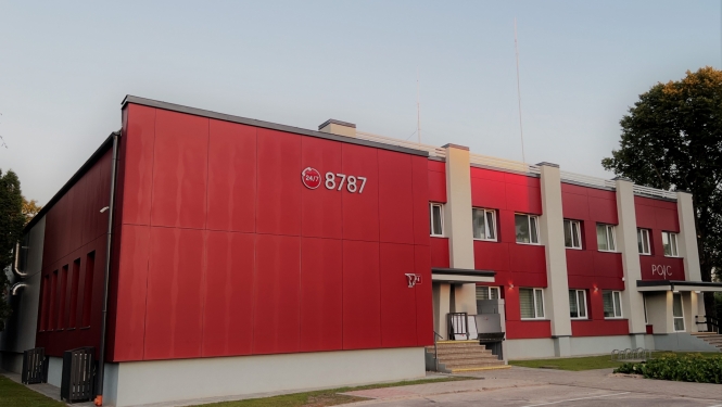 Nosiltināta Pašvaldības operatīvās informācijas centra ēka Jelgavā