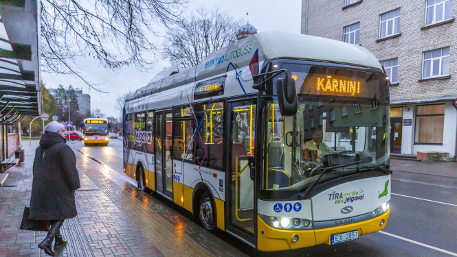 elektroautobuss Jelgavā