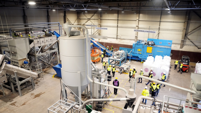 CleanR atkritumu pārstrādes rūpnīca