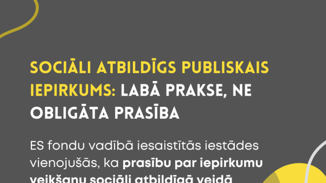sociāli atbildīgs iepirkums