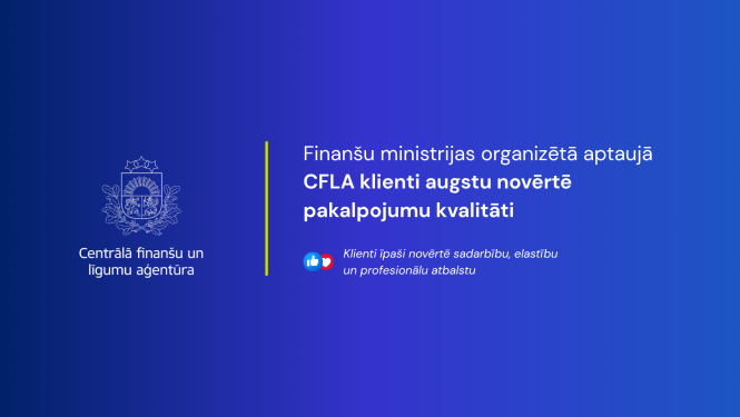 Pieejami rezultāti FM aptaujai par CFLA