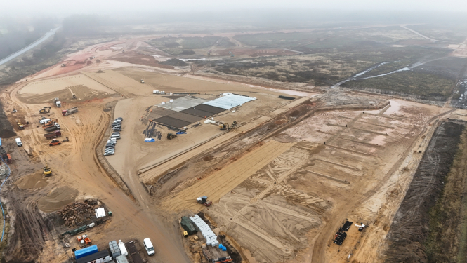 Valmieras Industriālā parka būvlaukums