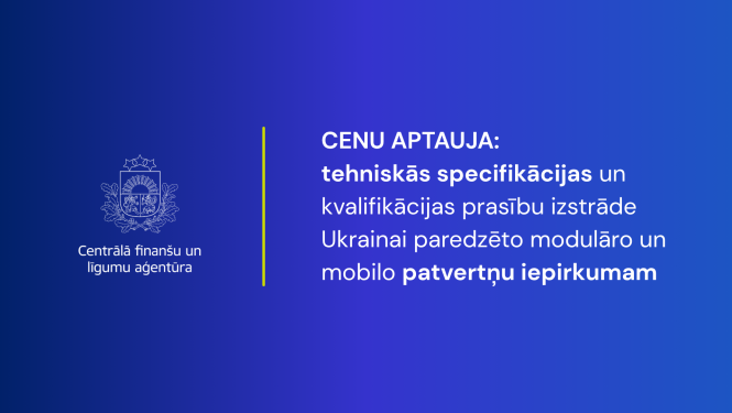 Patvertņu iepirkuma cenu aptauja Ukrainai