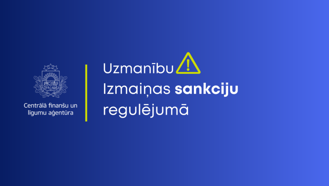 Izmaiņas sankciju regulējumā