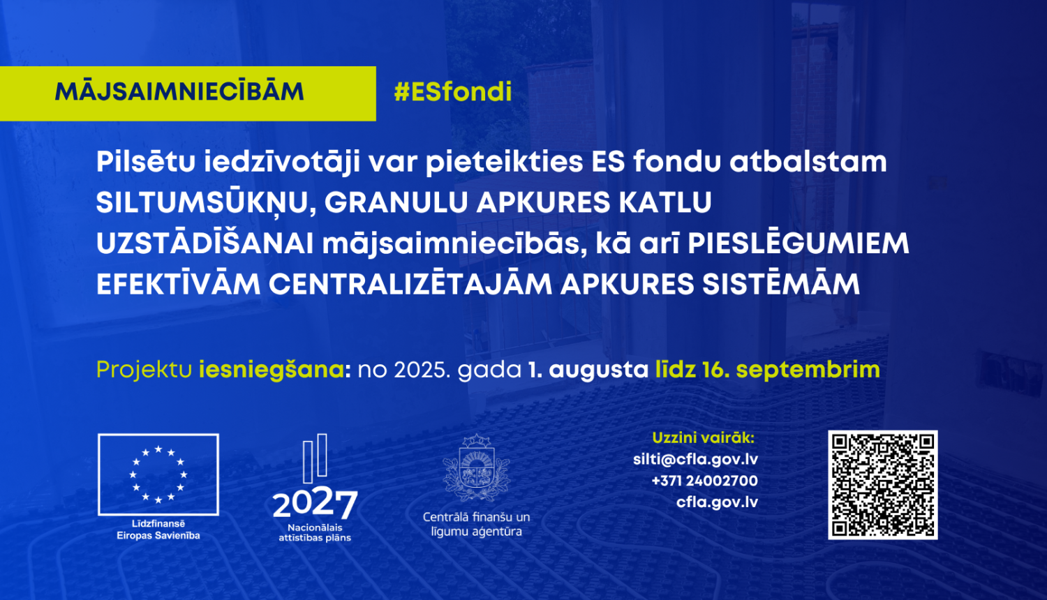 ES fondu atlase siltumapgādes iekārtām