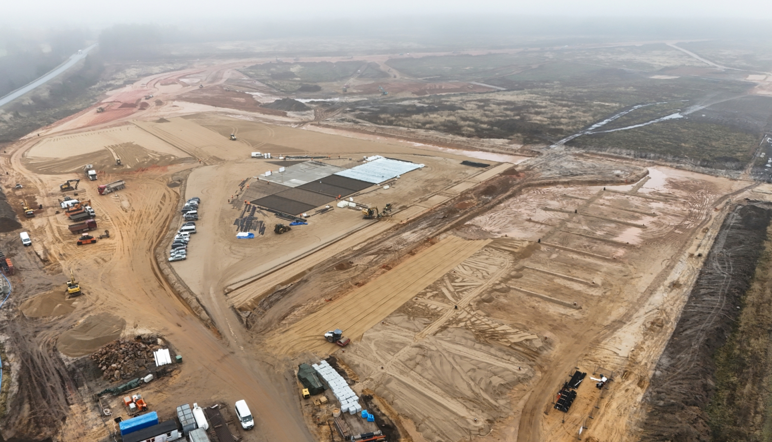 Valmieras Industriālā parka būvlaukums